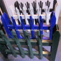 Green Powder Coated Palisade Security Fence